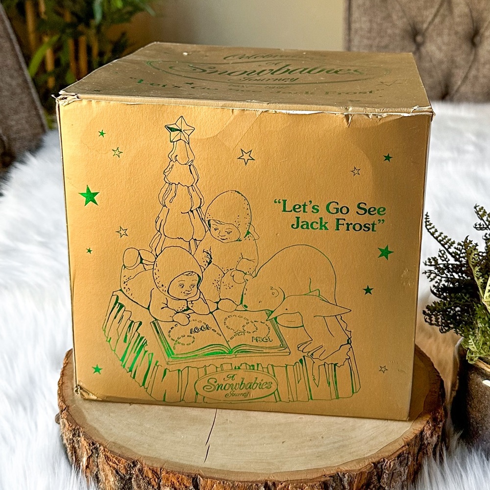Snowbabies Let's Go See Jack Frost 1987-1997 Department 56